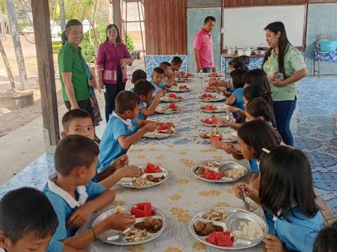 คณะกรรมการติดตามตรวจสอบและประเมินผลการดำเนินโครงการอาหารกลางวันของ โรงเรียน ในสังกัด.ลุมปุ๊ก ประจำปีงบประมาณ 2568