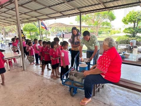 คณะกรรมการติดตามตรวจสอบและประเมินผลการดำเนินโครงการอาหารกลางวันของ โรงเรียน ในสังกัด.ลุมปุ๊ก ประจำปีงบประมาณ 2568