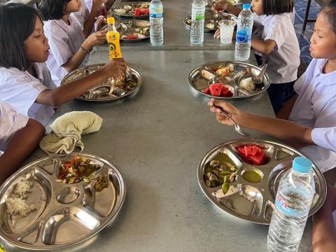 คณะกรรมการติดตามตรวจสอบและประเมินผลการดำเนินโครงการอาหารกลางวันของ โรงเรียน ในสังกัด.ลุมปุ๊ก ประจำปีงบประมาณ 2568